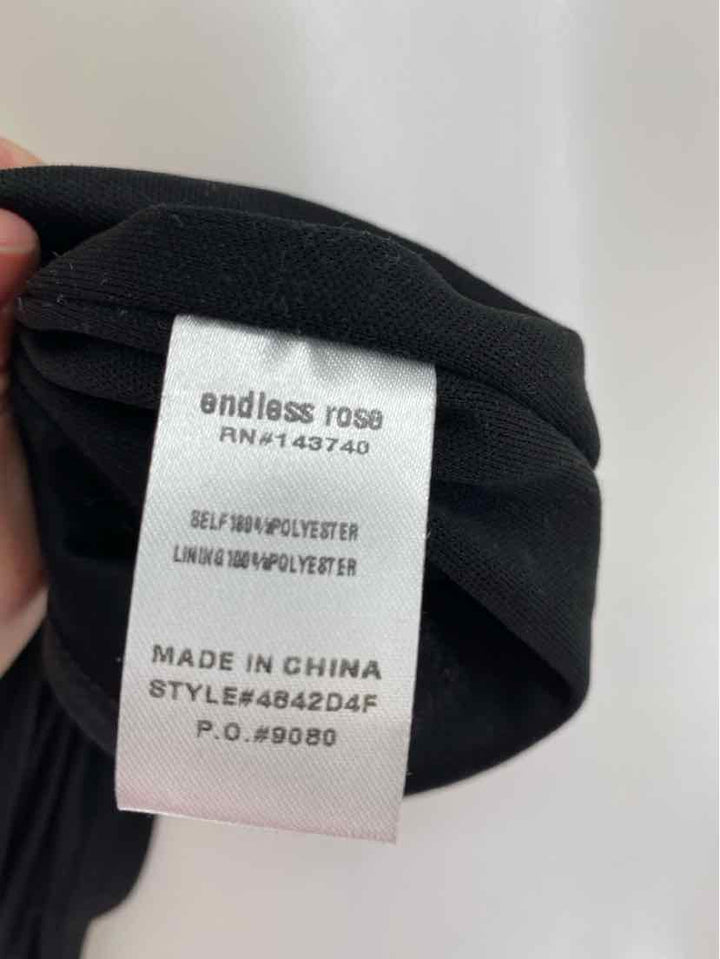 Size S ENDLESS ROSE Black Dress