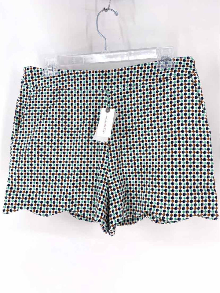 Size 6 Anthropologie Blue Print Shorts