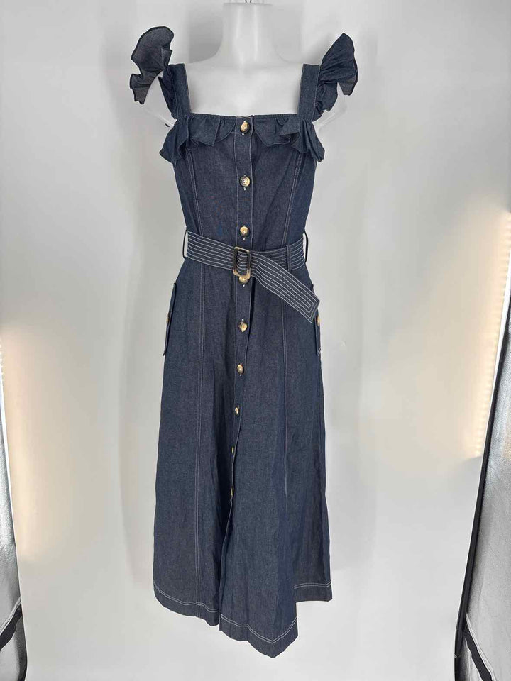 Size 4 Anthropologie Denim Dress