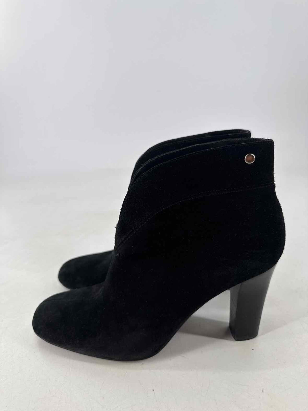 Shoe Size 8 FRANCO SARTO Black Suede Boots