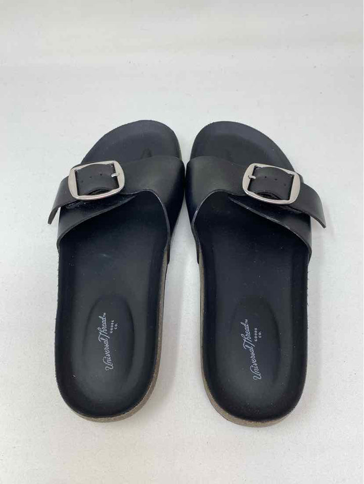 Shoe Size 6 UNIVERSAL THREAD Black Sandals