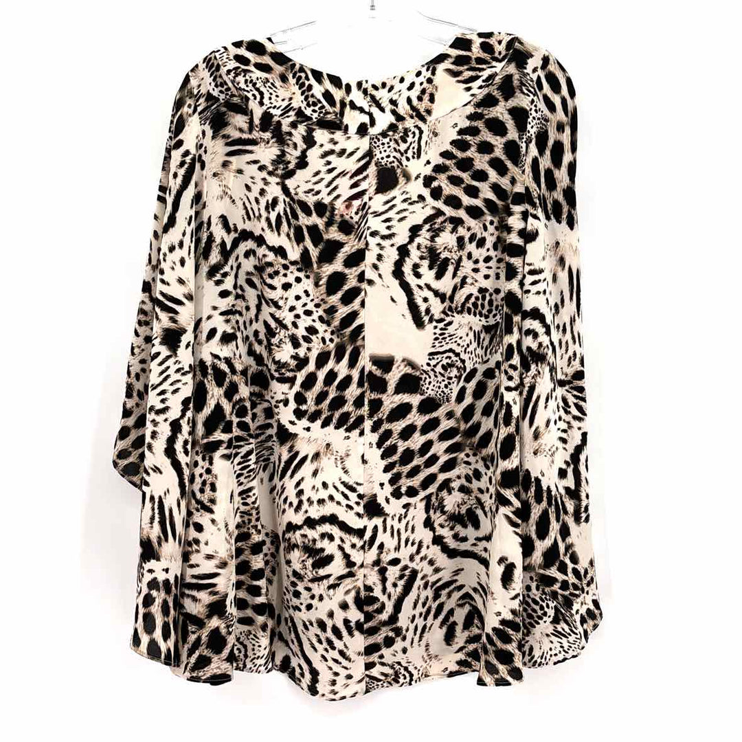Size 0X Jennifer Lopez Cream Shirt