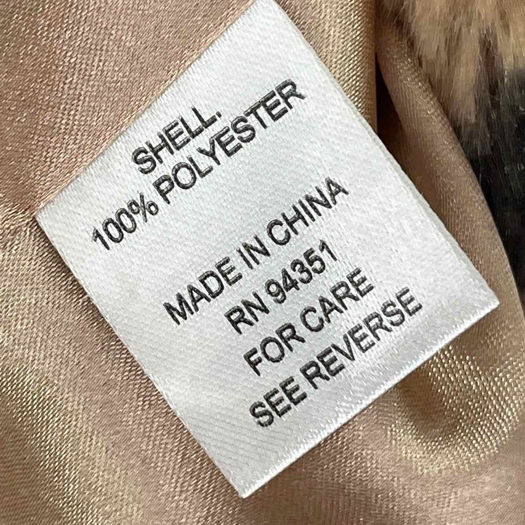 Size S JOY JOY Tan Velour Jacket