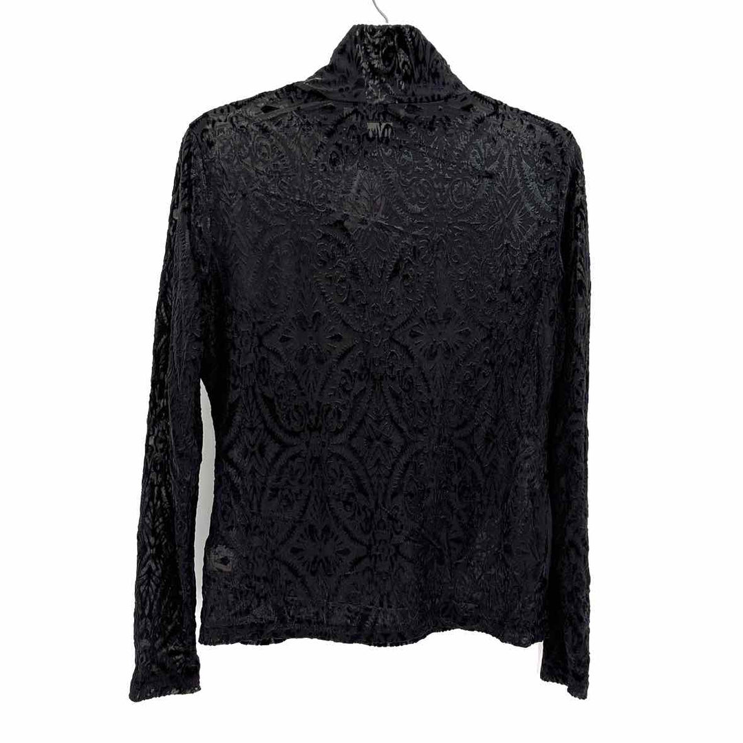 Size XL Black Velvet Shirt