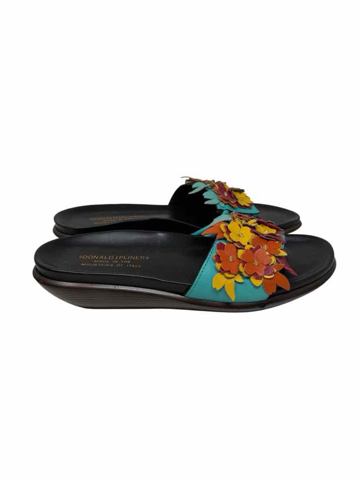 Shoe Size 8.5 DONALD PLINER Multi-Color Sandals