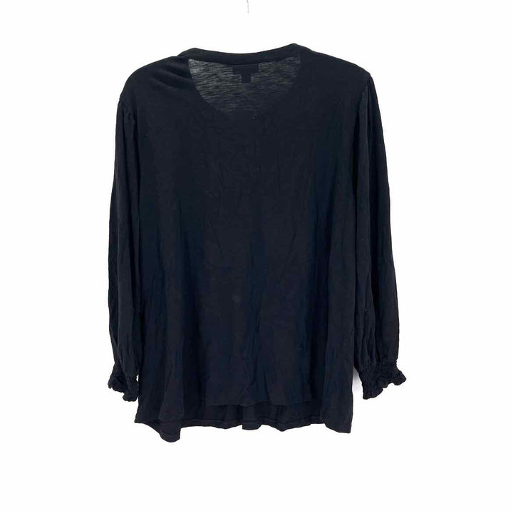 Size XL J JILL Black Shirt