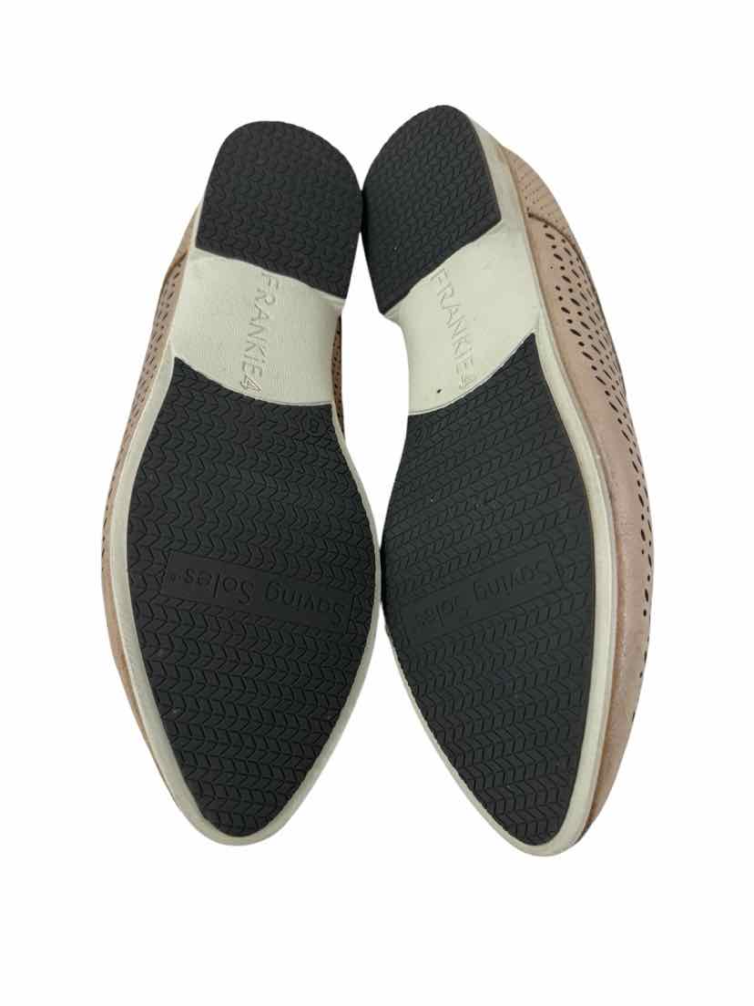 Shoe Size 8 Gold Leather Flats