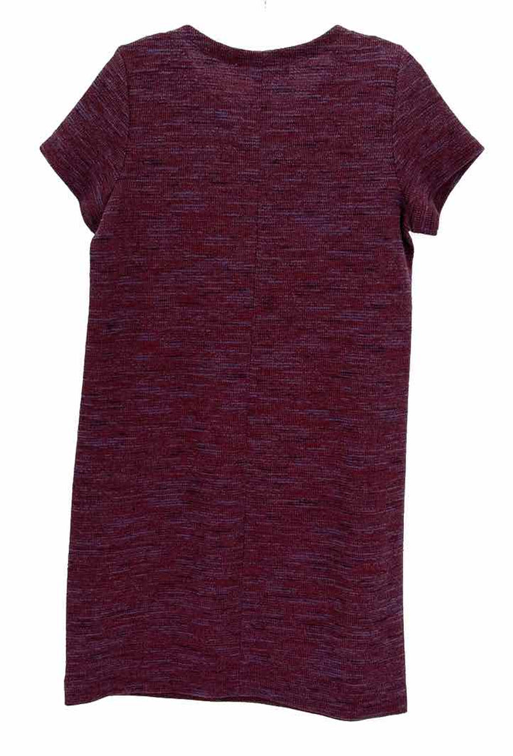 Size M LOFT Burgundy Tweed Dress