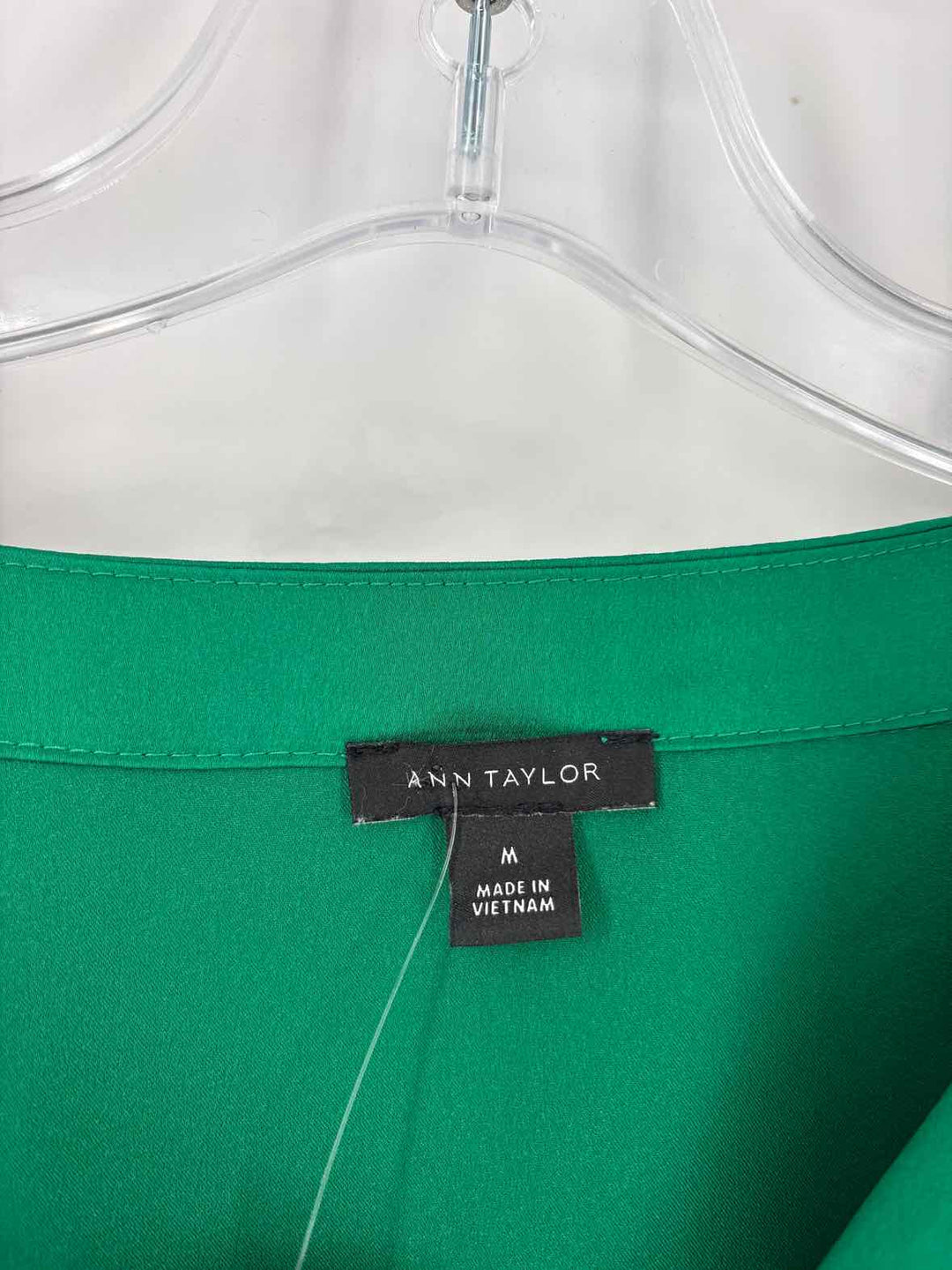 Size M Ann Taylor Green Shirt