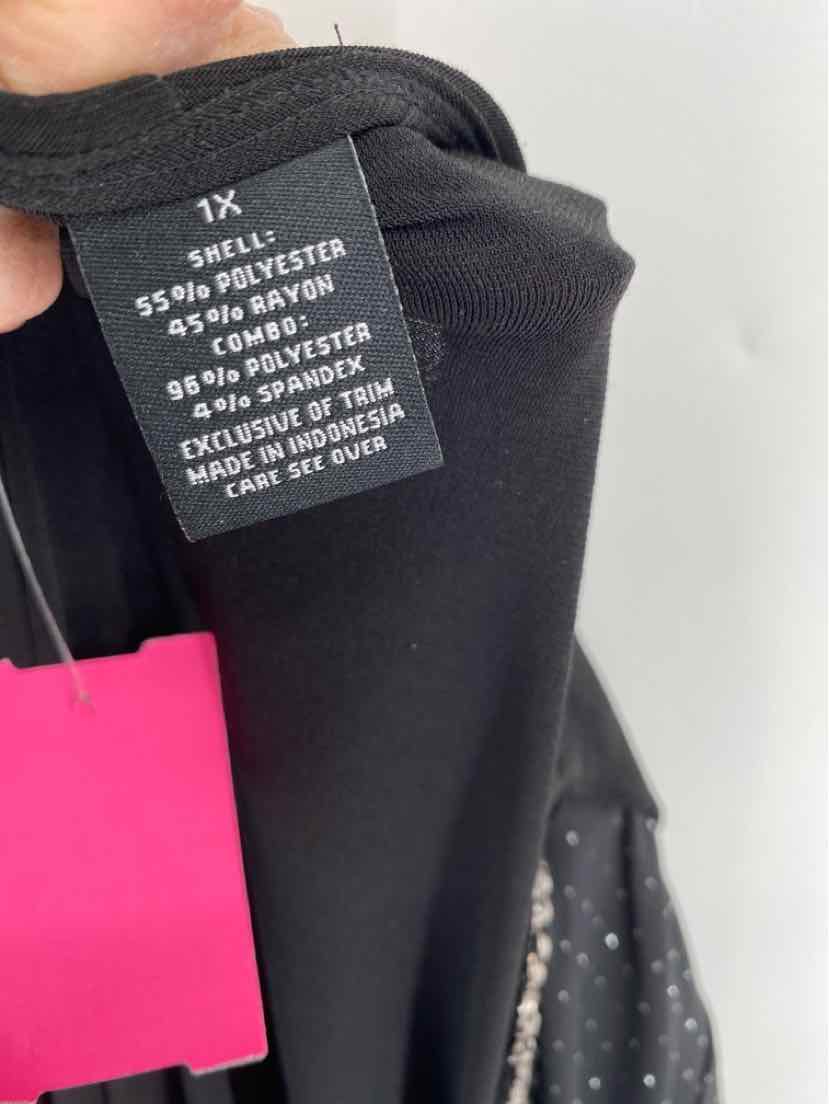 Size 1X NEW DIRECTION Black Shirt