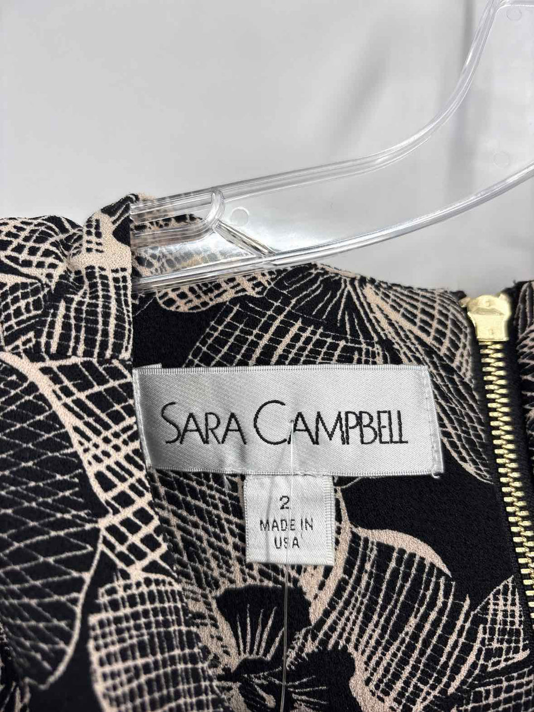 Size 2 SARA CAMPBELL Tan Dress
