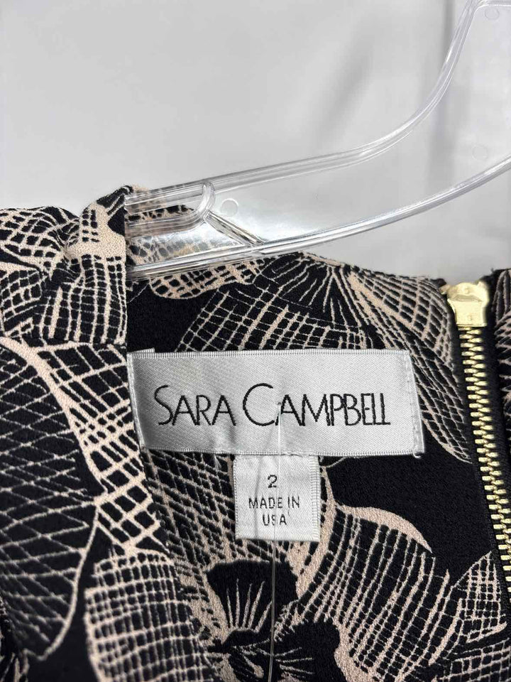 Size 2 SARA CAMPBELL Tan Dress