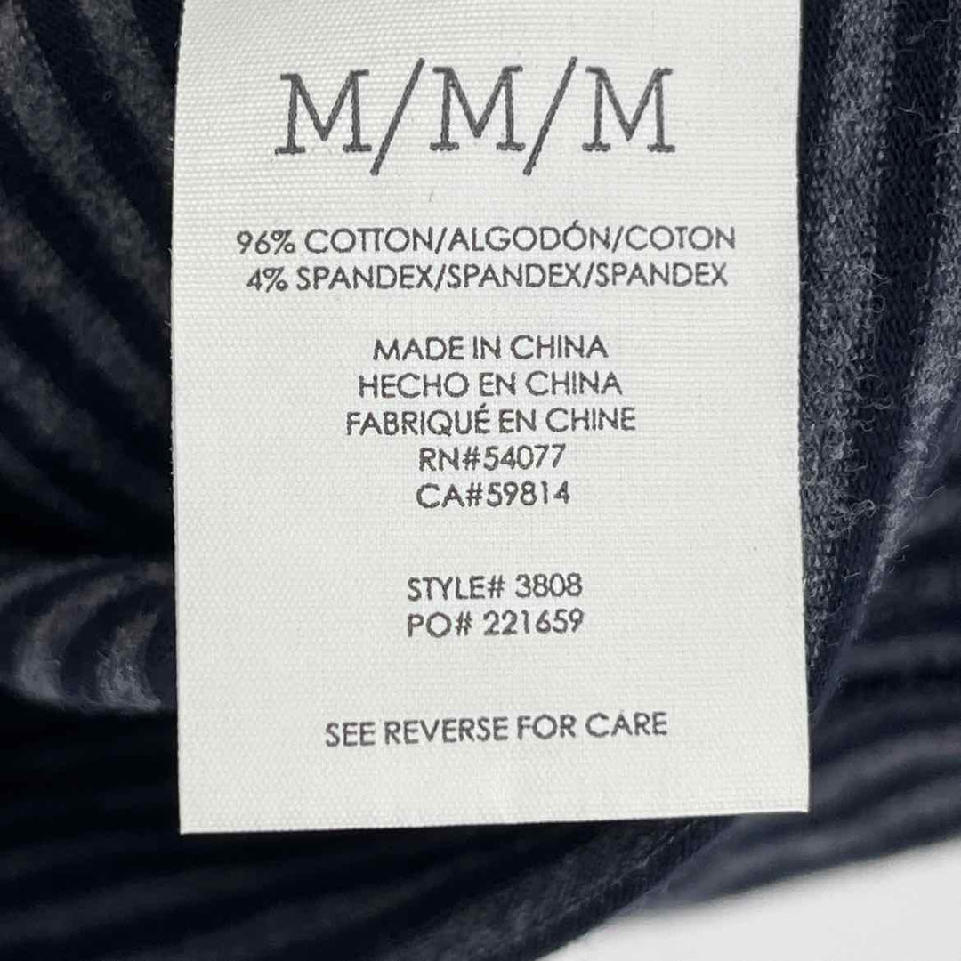 Size M CABI Navy Print Shirt