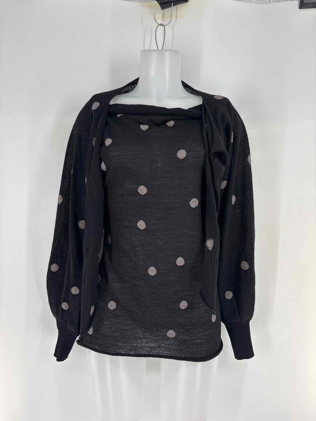 Size S Black Print Sweater