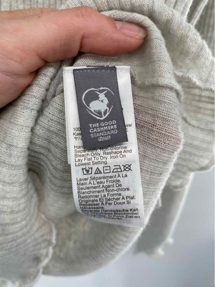 Size L J Crew Gray Cashmere Sweater