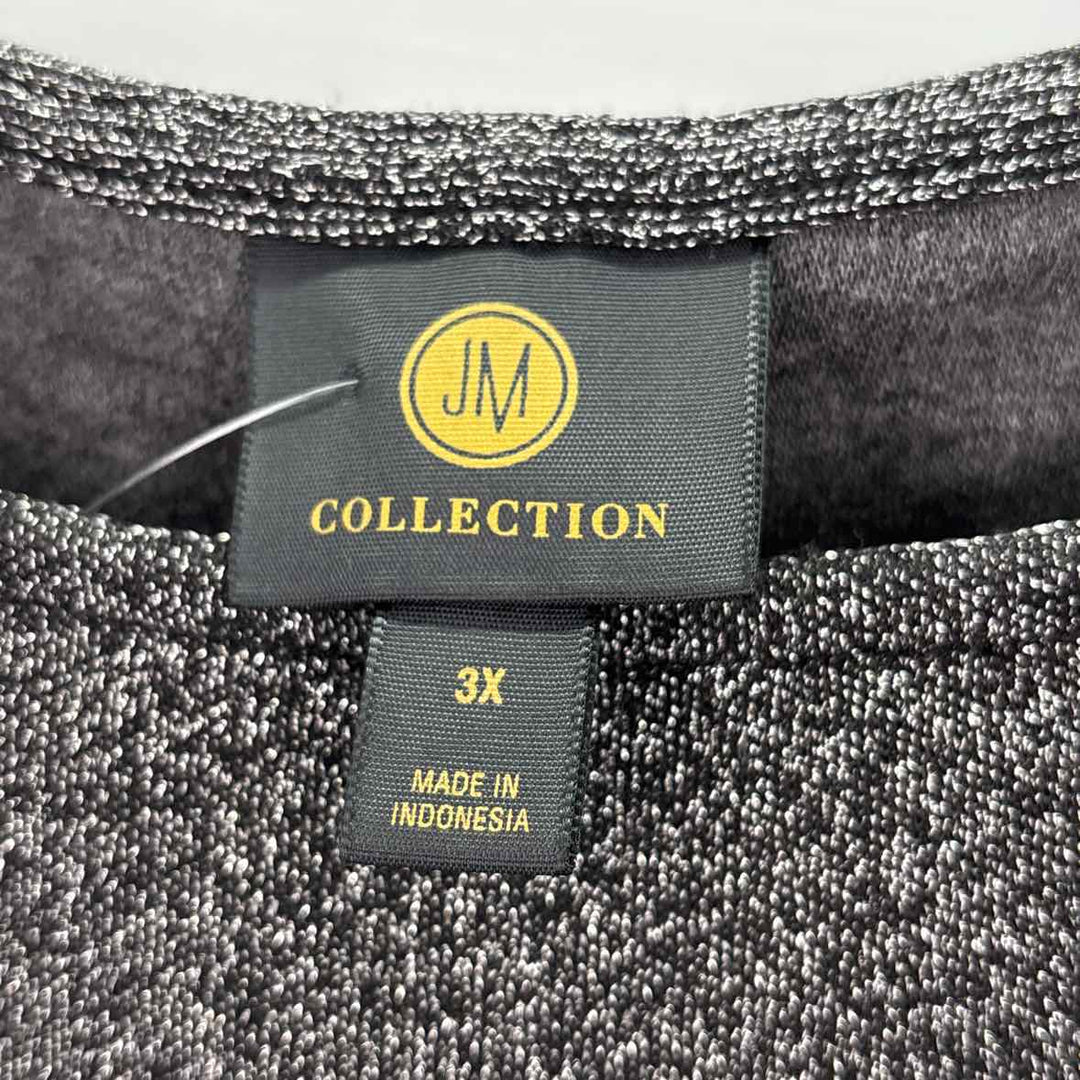 Size 3X JM COLLECTION Black Shirt