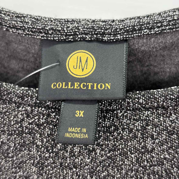 Size 3X JM COLLECTION Black Shirt