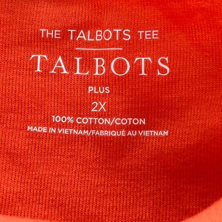 Size 2X Talbots Multi-Color Shirt
