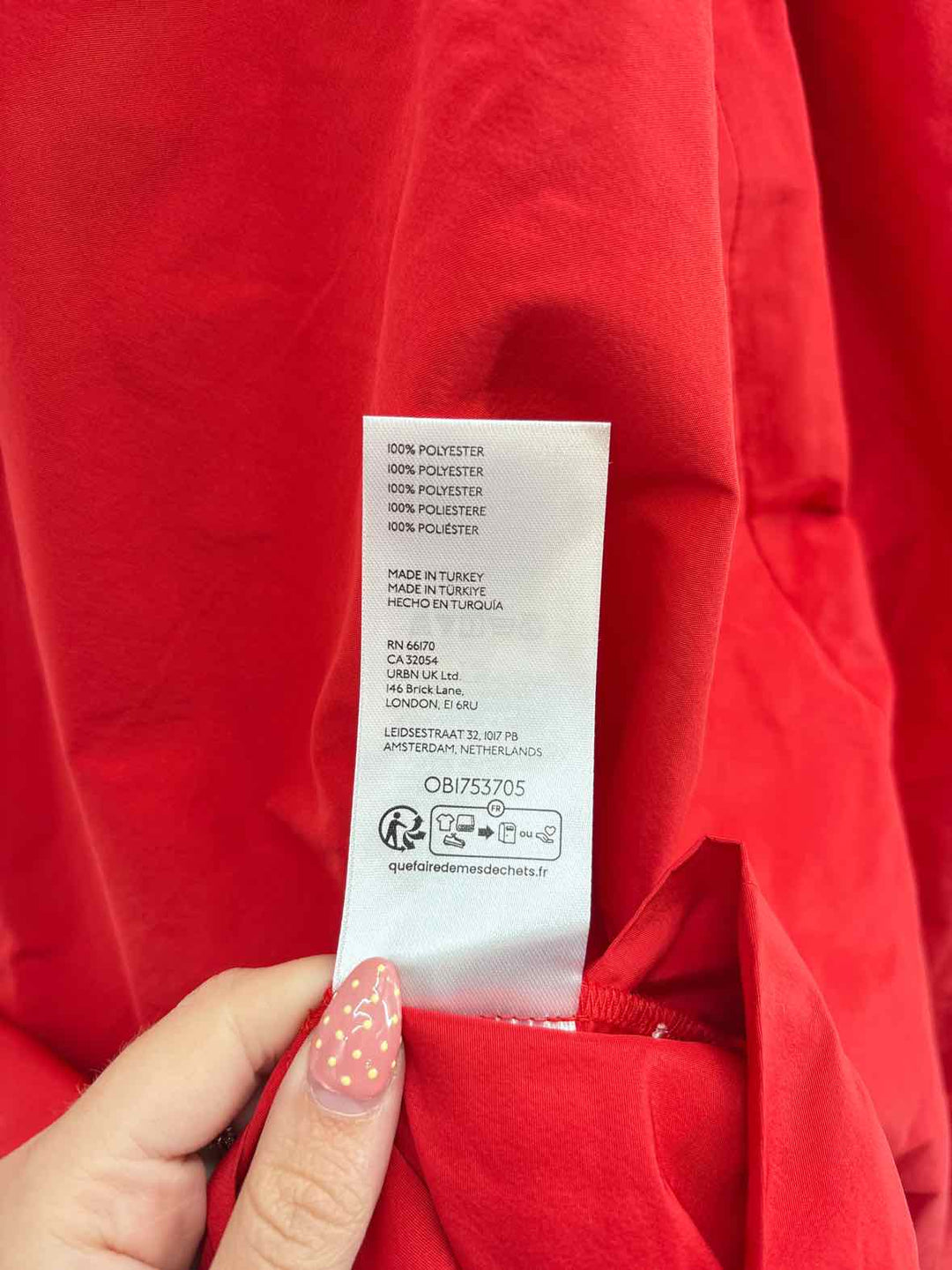 Size M MAEVE Red Dress