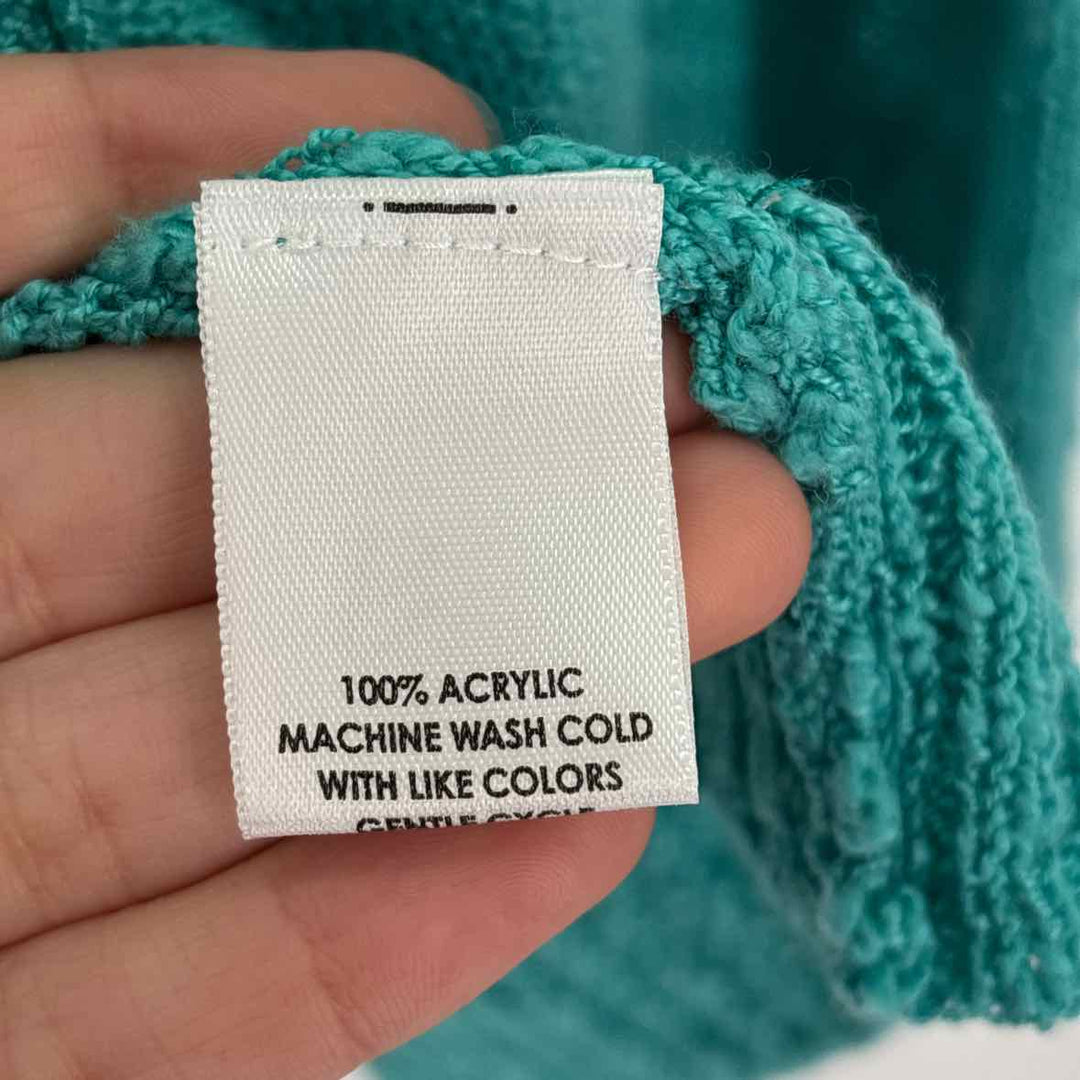Size XL KIM ROGERS Teal Sweater