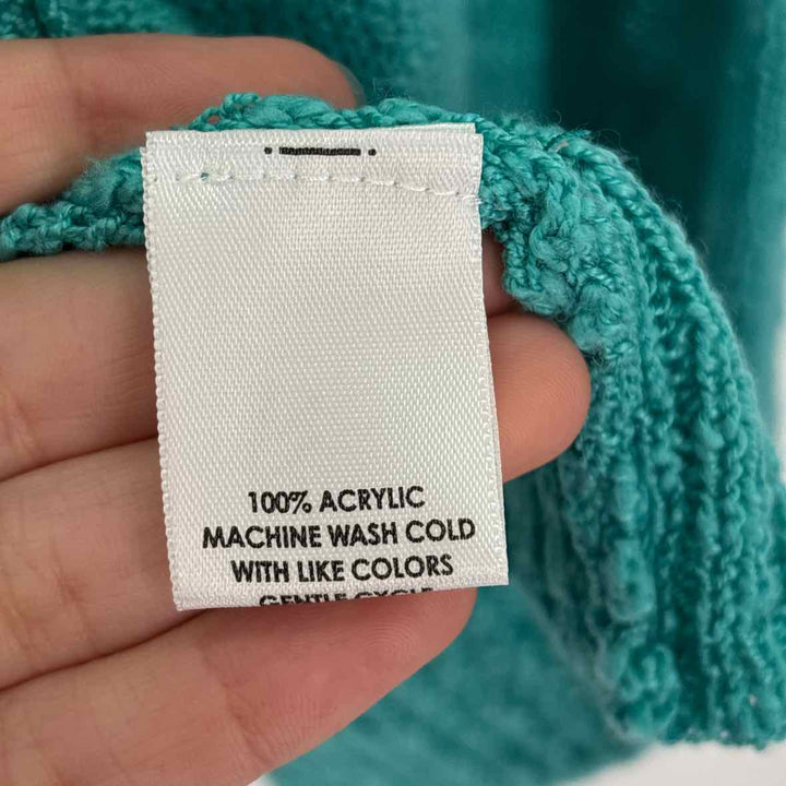 Size XL KIM ROGERS Teal Sweater