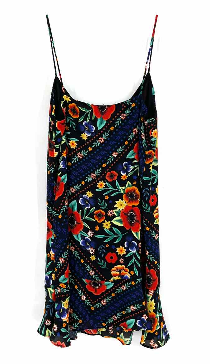 Size S Black Print Dress