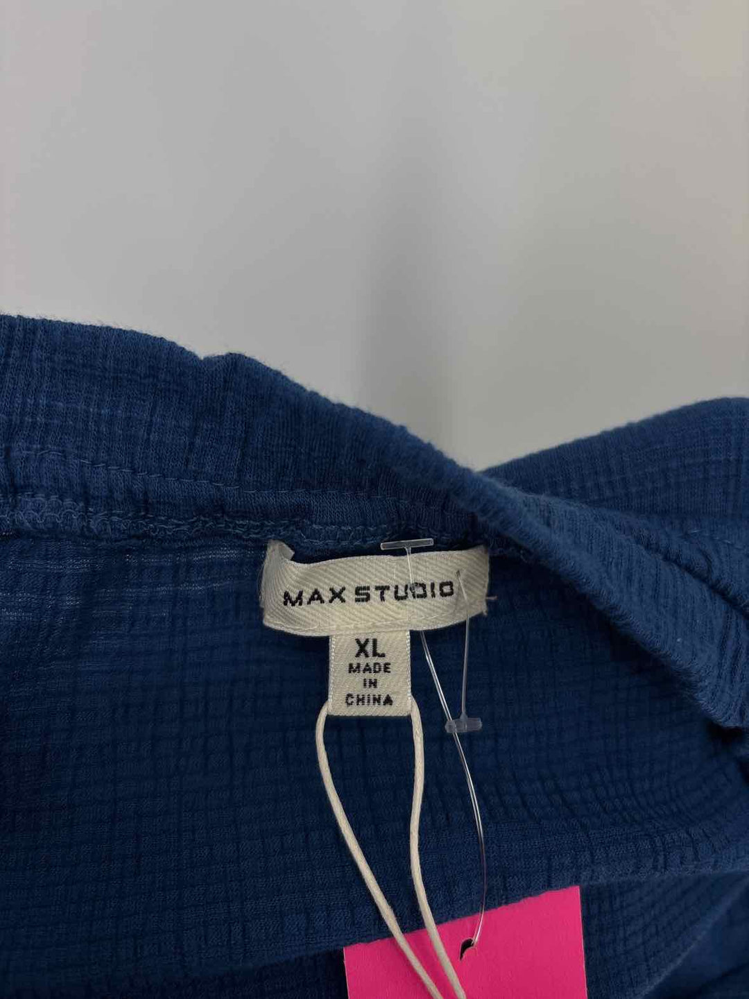 Size XL MAX STUDIO Blue Cotton Dress