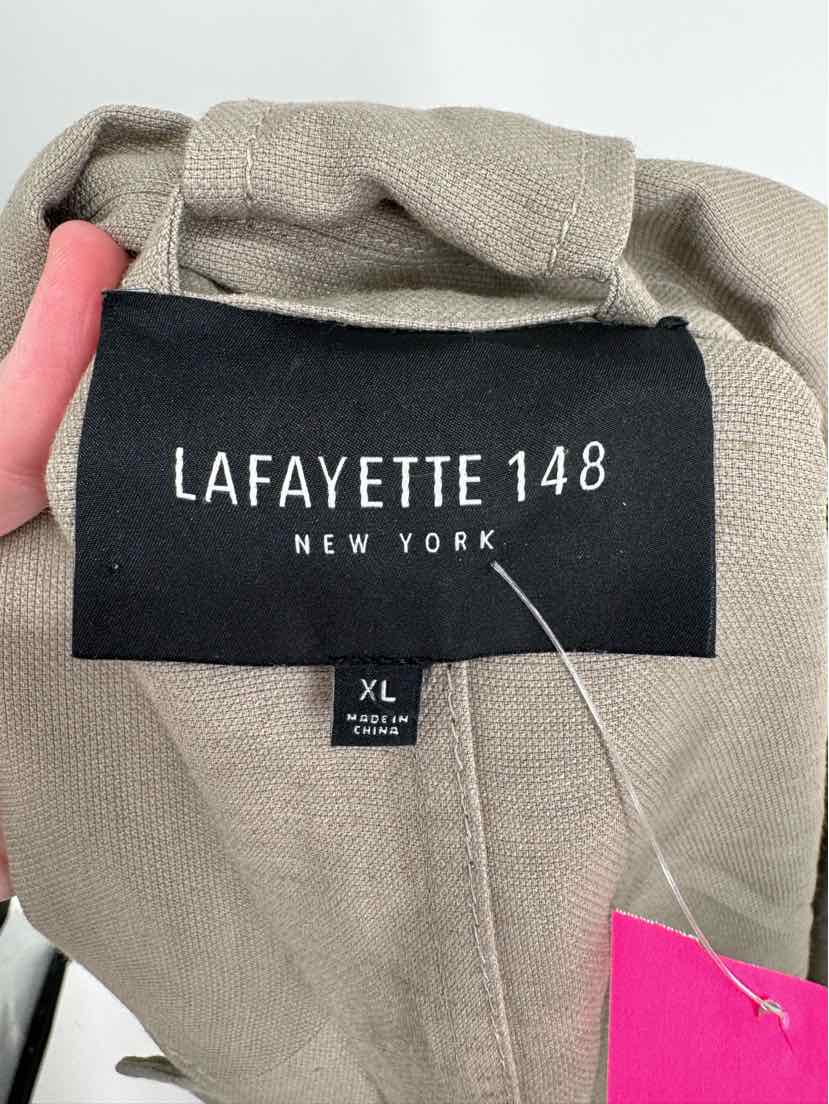 Size X LAFAYETTE Tan Linen Blazer