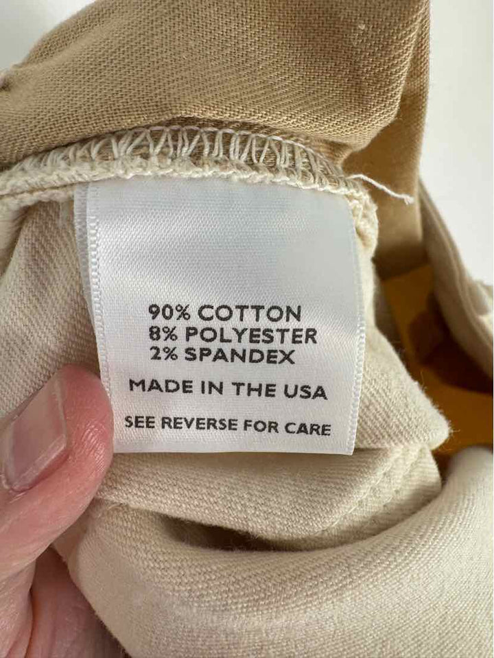 Size 30 ANN MASHBURN Cream Pants