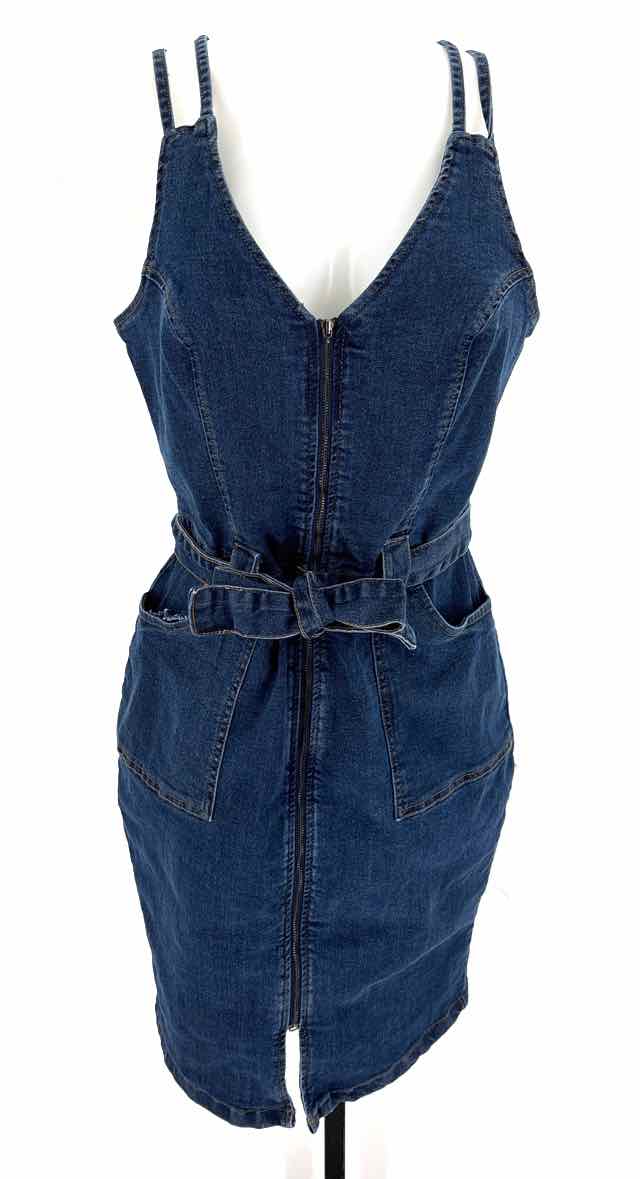 Size 10 VENUS Blue Denim Dress