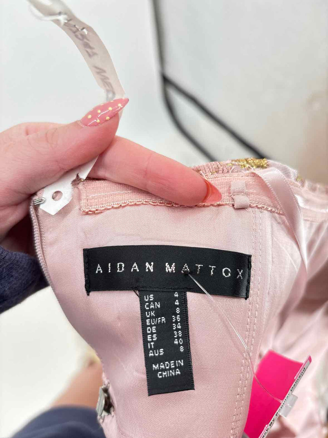 Size 4 AIDAN Pink PROM