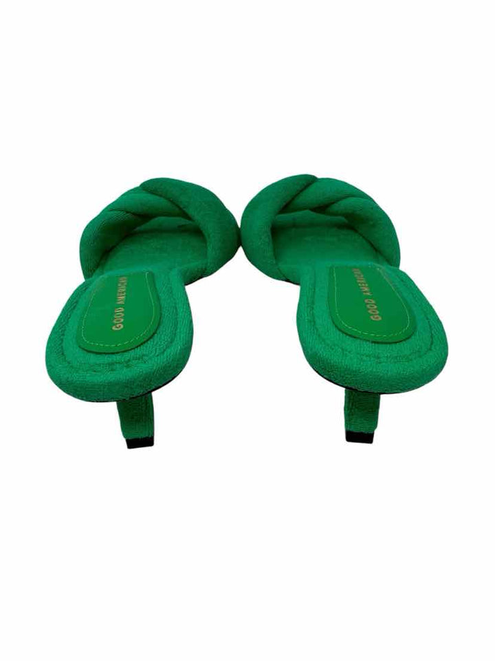 Shoe Size 11 GOOD AMERICAN Green Sandals