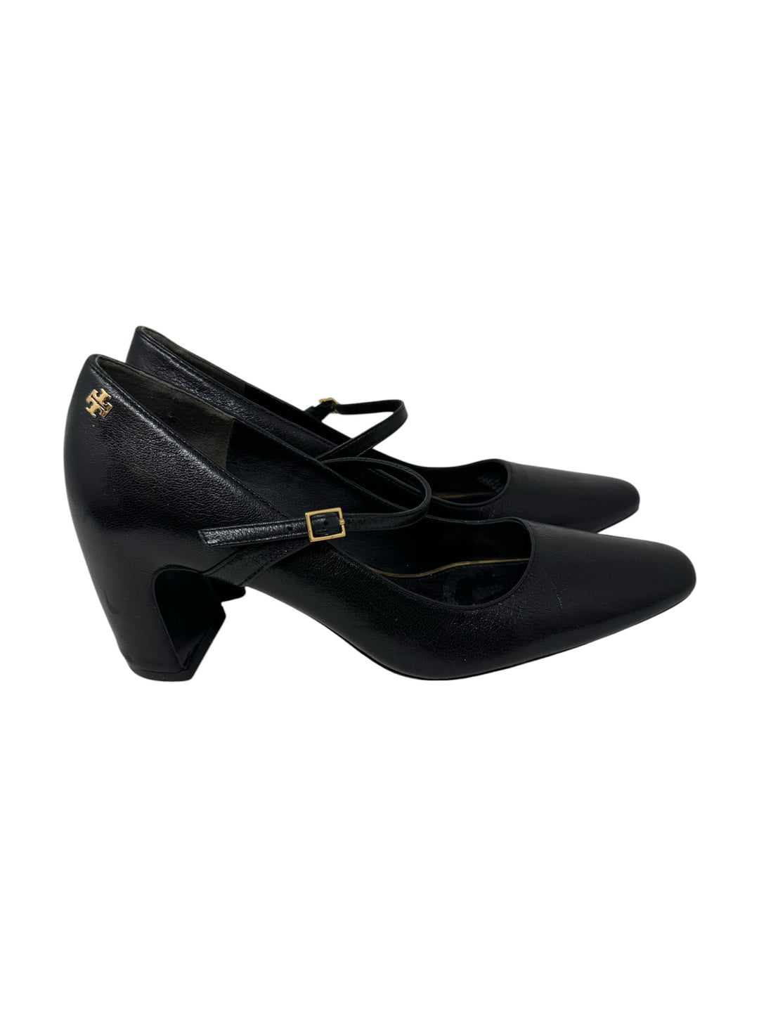 Shoe Size 7 Tory Burch Black Leather Pumps