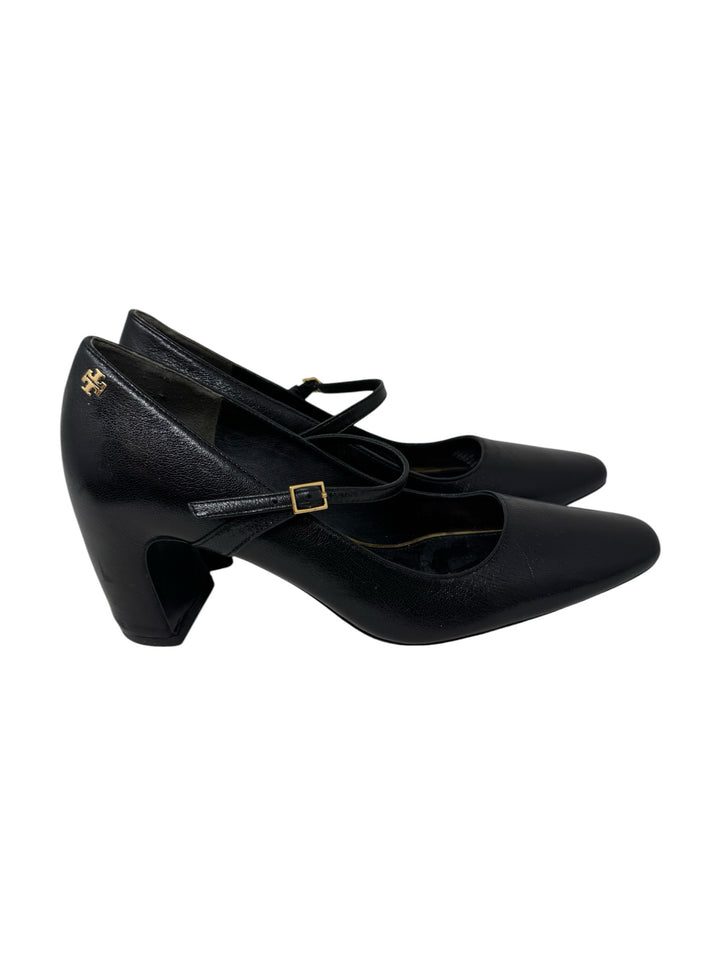 Shoe Size 7 Tory Burch Black Leather Pumps
