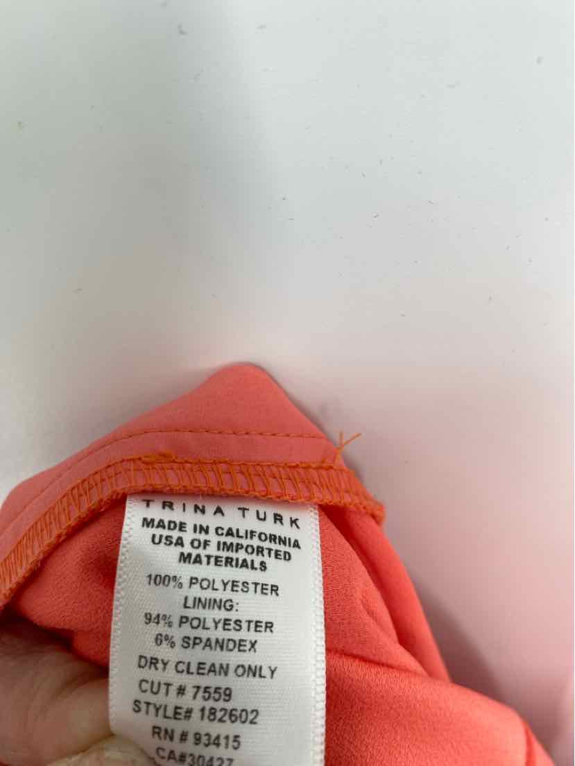 Size 2 TRINA TURK Coral Romper