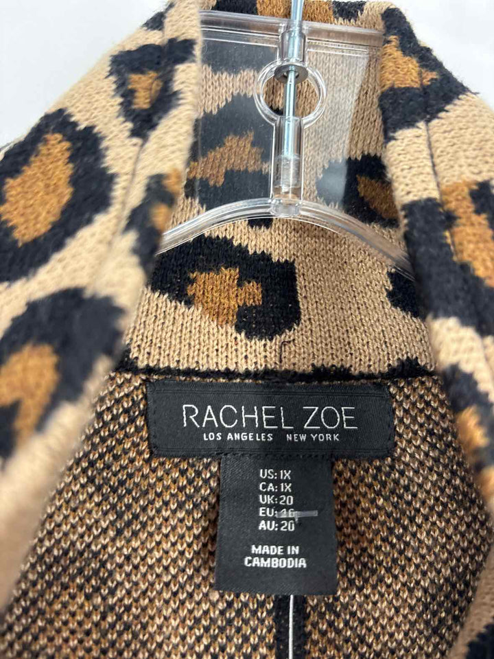 Size 1X RACHEL ZOE Tan Cardigan