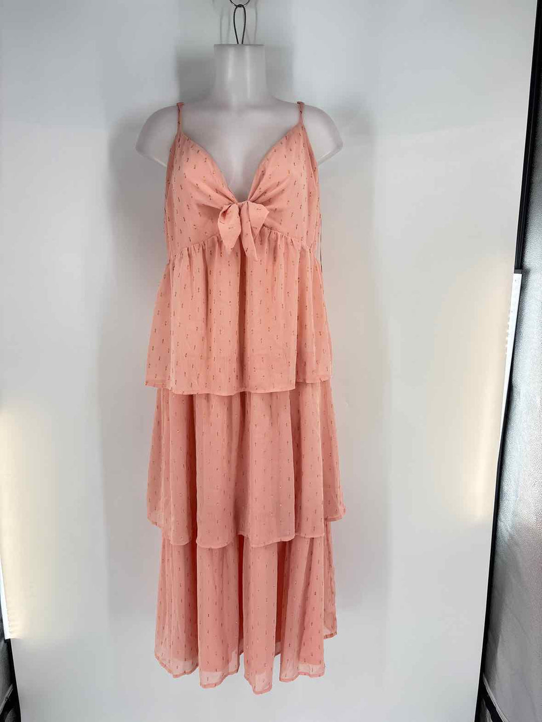Size XL LAUREN CONRAD PINK PRINT Dress