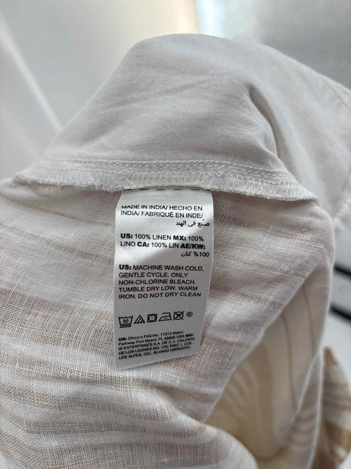 Size XL Chico's Tan Linen Pants