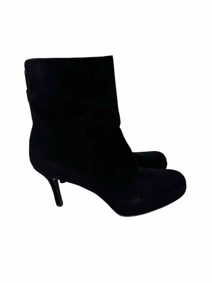 Shoe Size 7.5 Stuart Weitzman Black Suede Boots