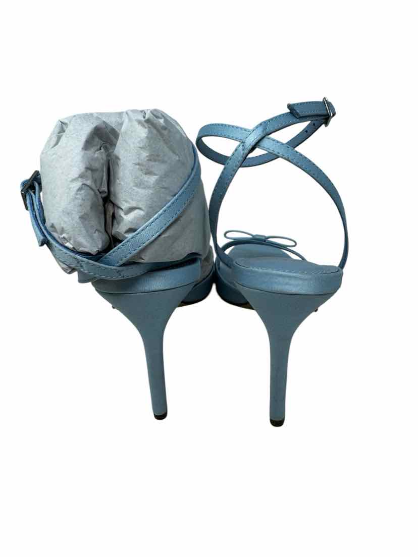 Shoe Size 7 Blue Suede Sandals