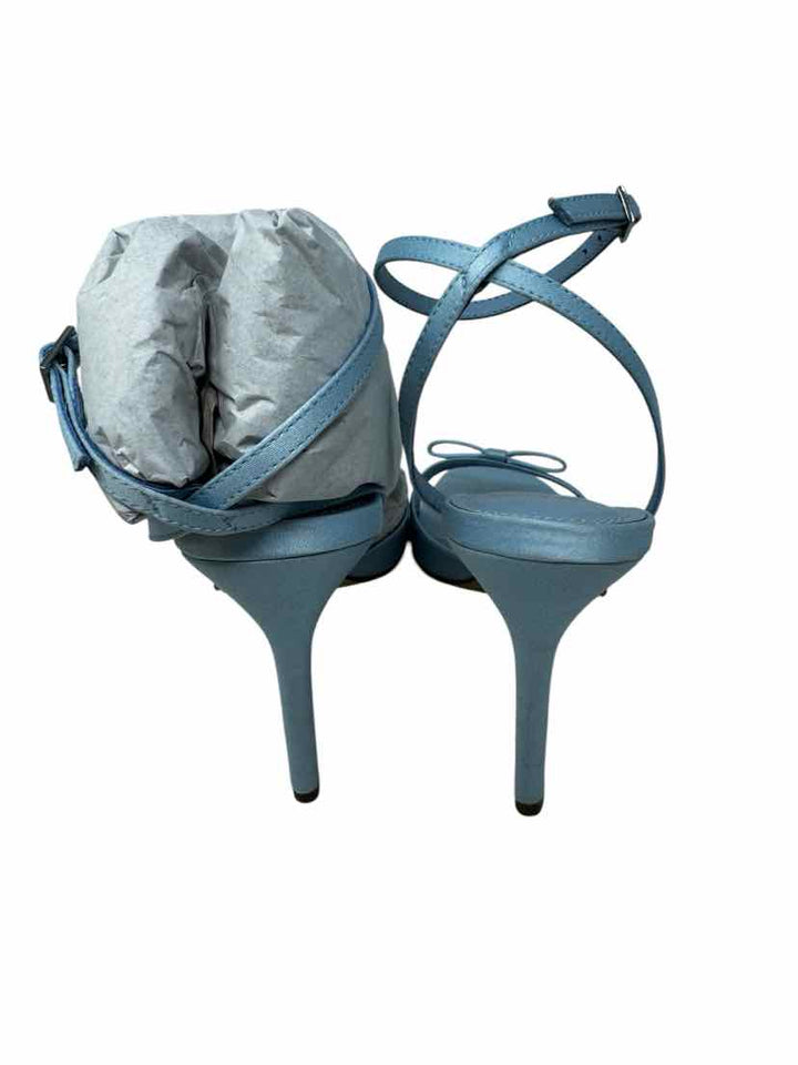 Shoe Size 7 Blue Suede Sandals