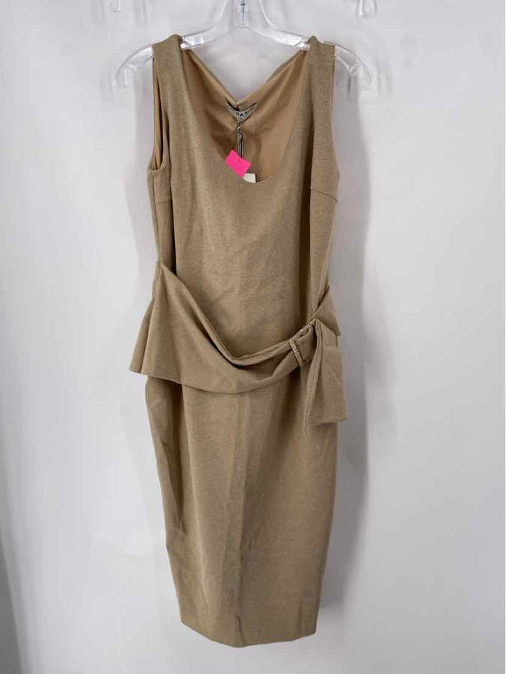 Size L CHIARA BONI Gold Dress
