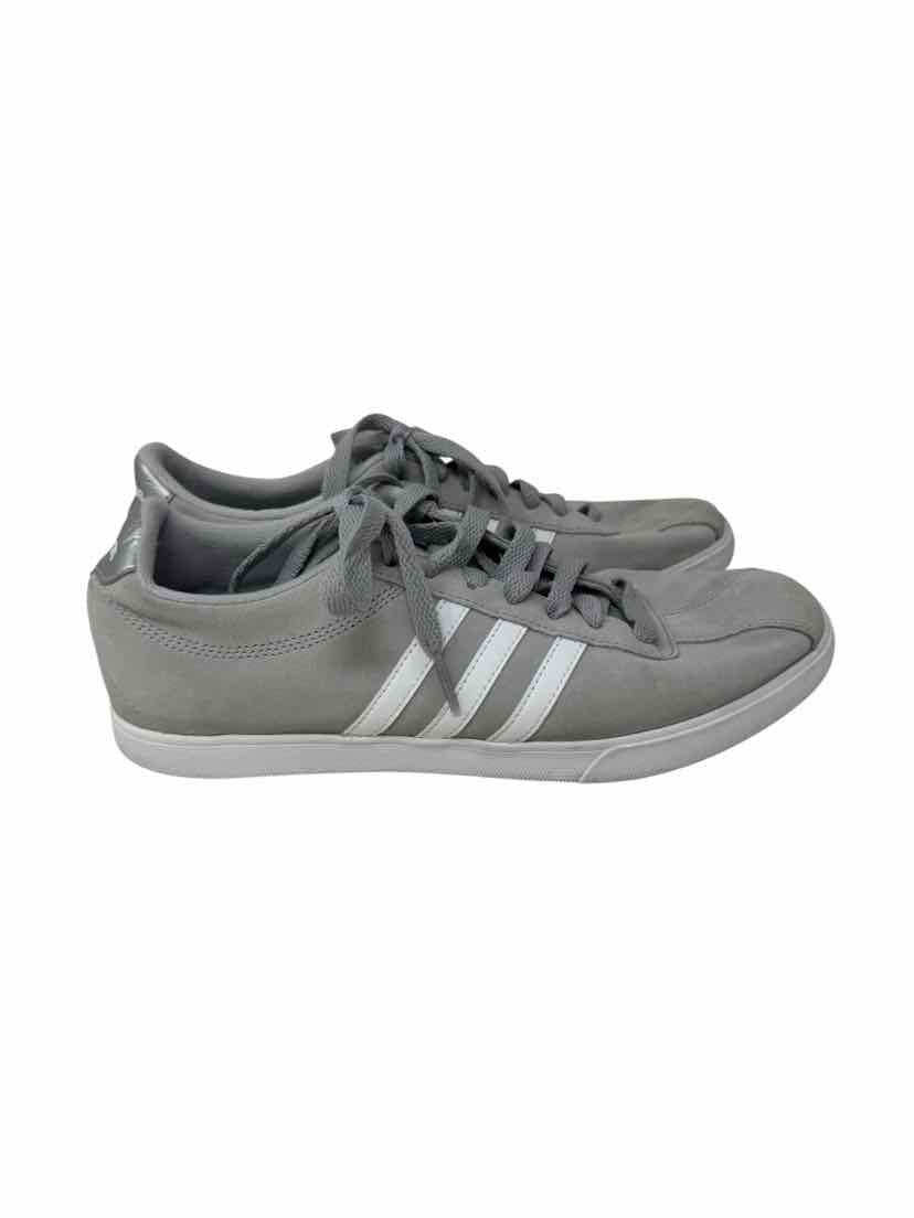 Shoe Size 9 Adidas Gray Suede Sneakers
