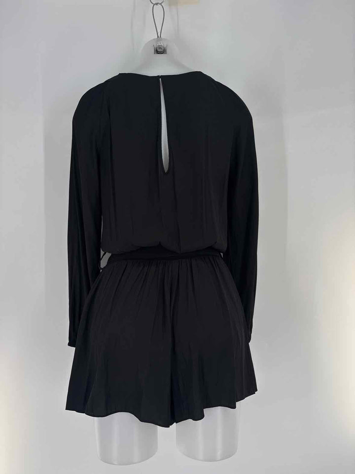 Size M Ramy Brook Black Silk Dress