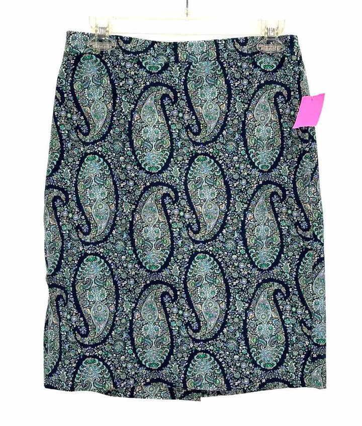 Size 4 J Crew Navy Skirt