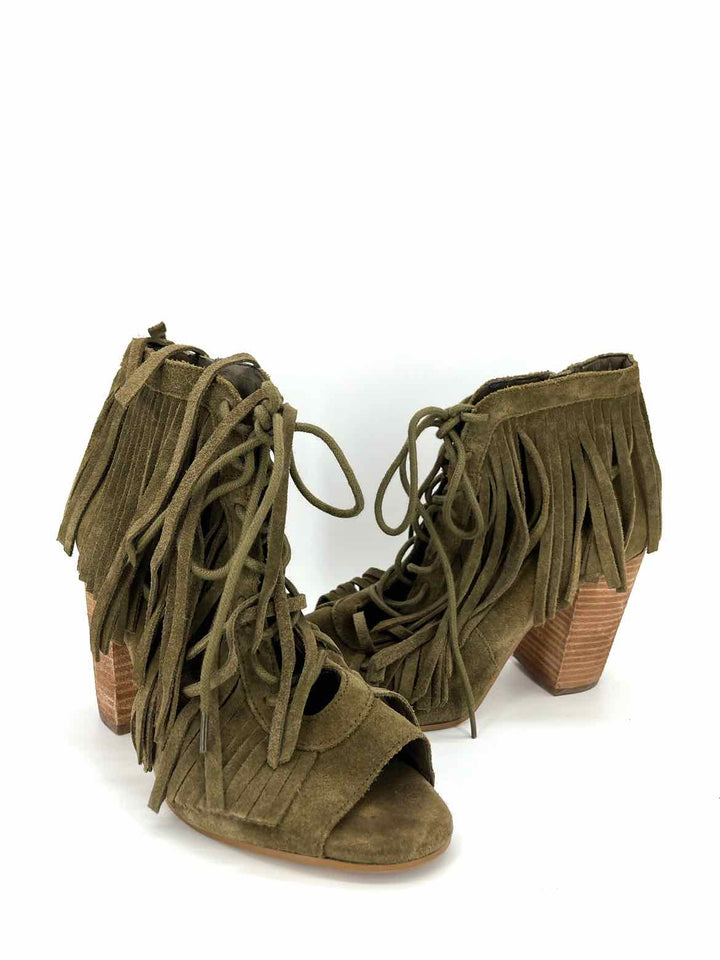 Shoe Size 9 Gianni Bini Olive Suede Boots