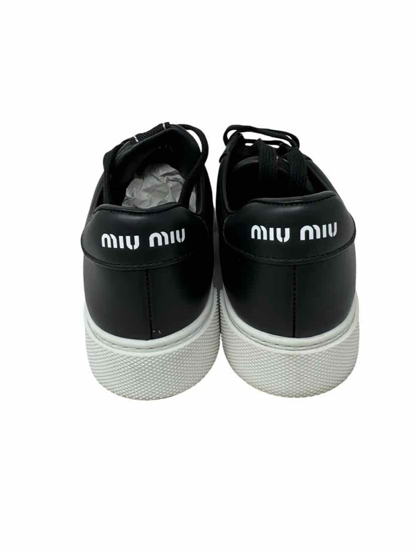 Shoe Size 37.5 MIU MIU Black Sneakers