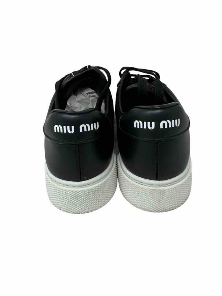 Shoe Size 37.5 MIU MIU Black Sneakers