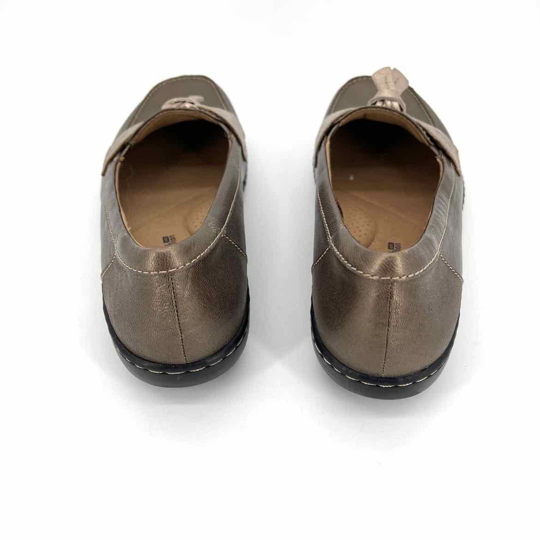 Shoe Size 10 CLARKS Bronze Flats