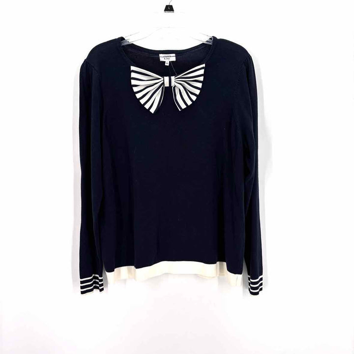 Size L CROWN & IVY Navy Sweater